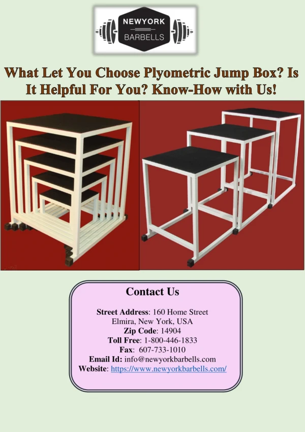 What Let You Choose Plyometric Jump Box? Is It Helpful For You? Know-How with Us!