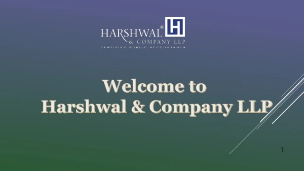 Not for Profit Audit Services - Harshwal & Company LLP