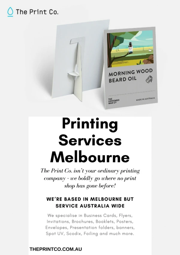 The Print Co: Printing Services Melbourne