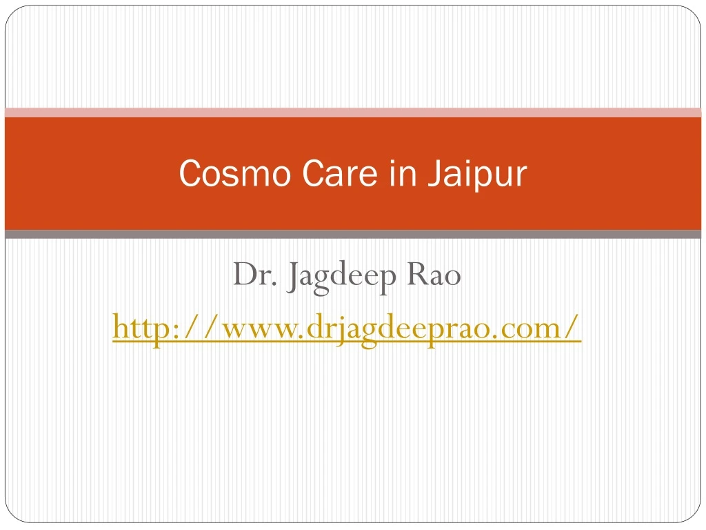 cosmo care in jaipur