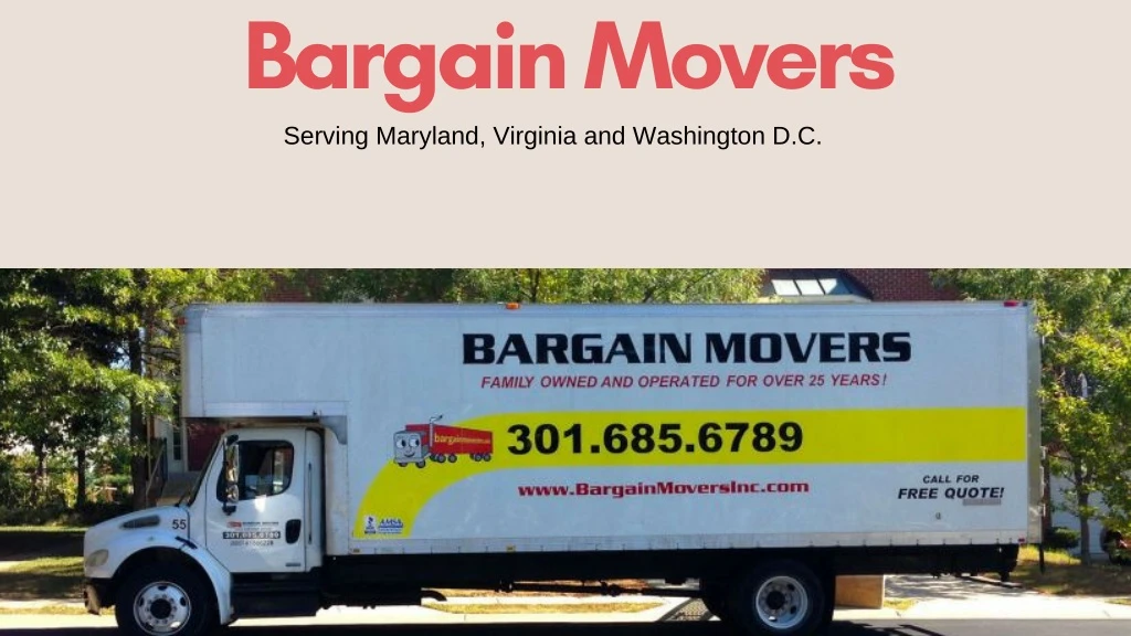 bargain movers serving maryland virginia