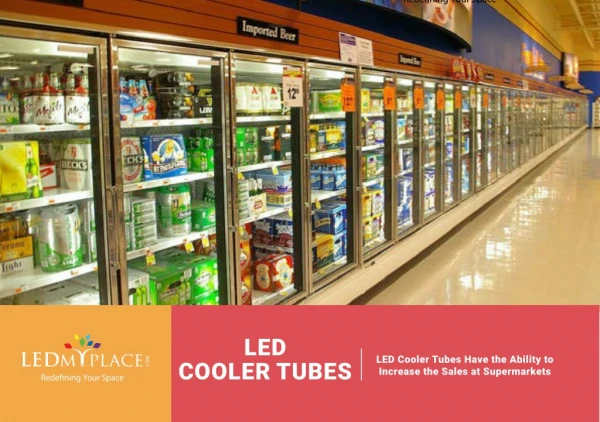 LED Cooler Tube Lights - Perfect For Walk In Freezer Lighting