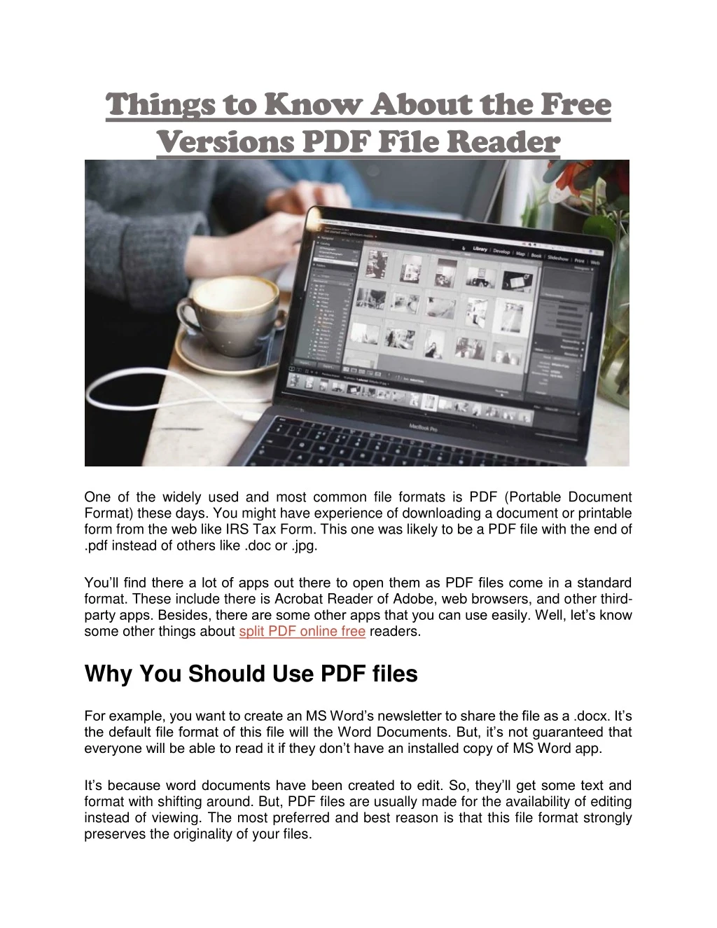 things to know about the free versions pdf file