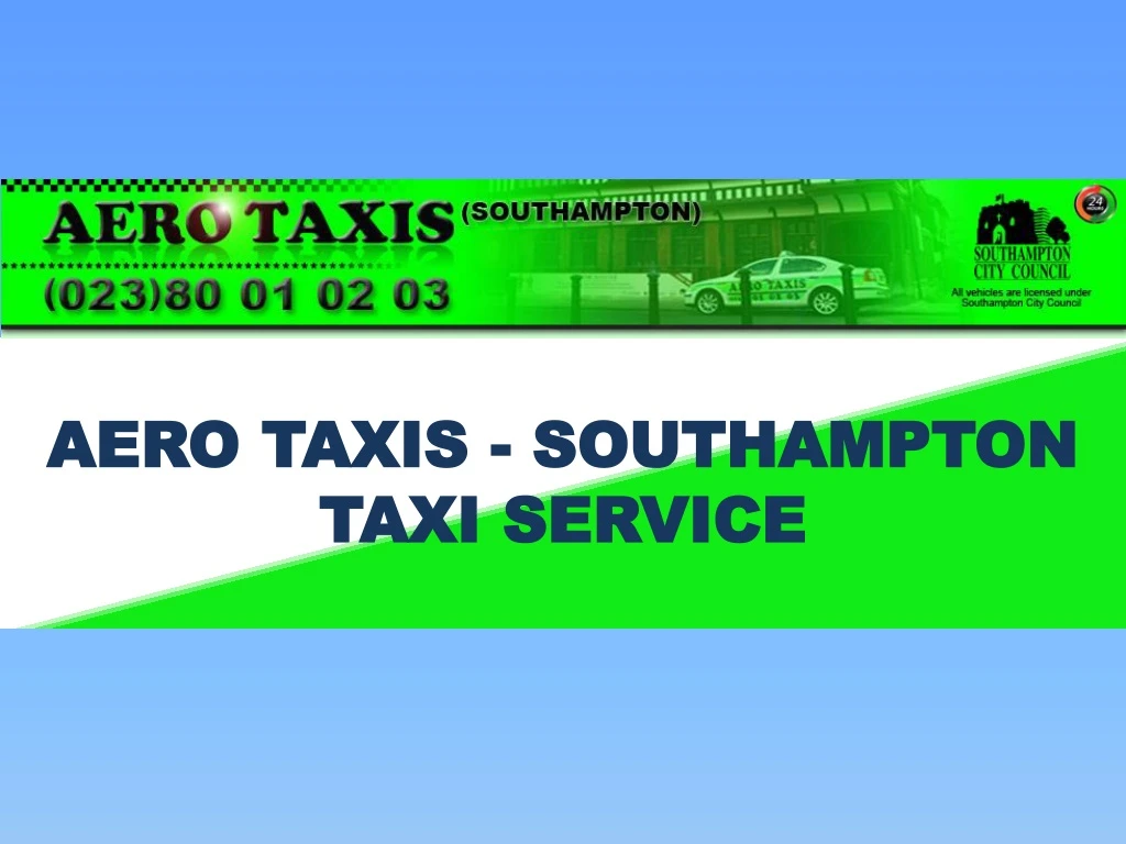 aero taxis southampton taxi service