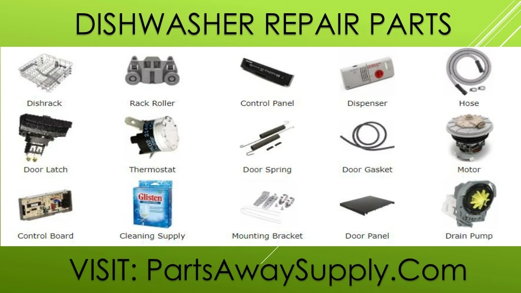 dishwasher repair parts