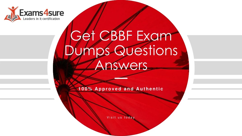 get cbbf exam dumps questions answers