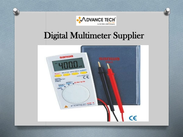 Best Online Digital Multimeter Supplier In Delhi India