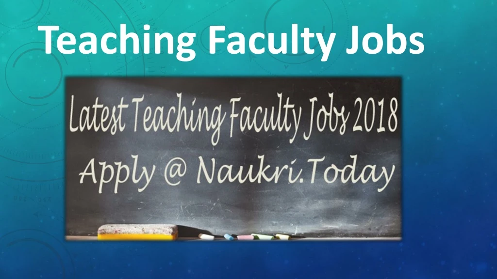 teaching faculty jobs