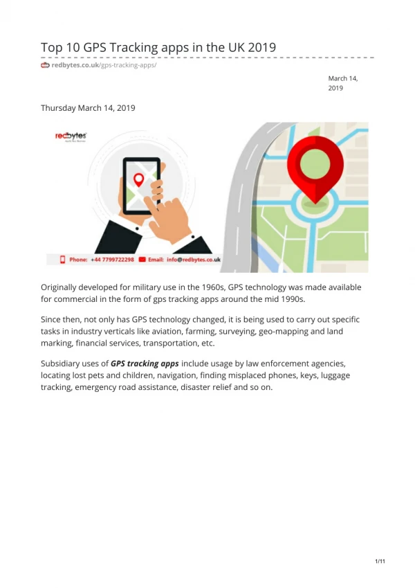 Top 10 GPS Tracking apps in the UK 2019