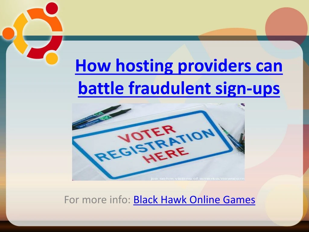 how hosting providers can battle fraudulent sign ups