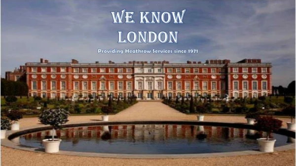 WeKnow London tours for London culture sightseeing-Visit Royal London Palace