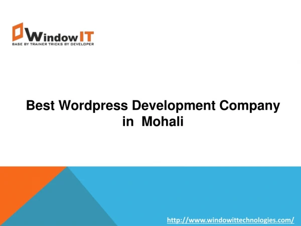 Best Wordpress Development Company in Mohali
