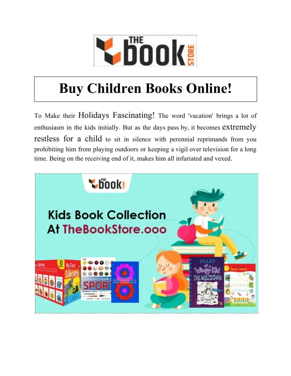 Children Books - Buy Children Books Online at Best Price!
