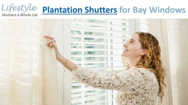 Plantation Shutters for Bay Windows