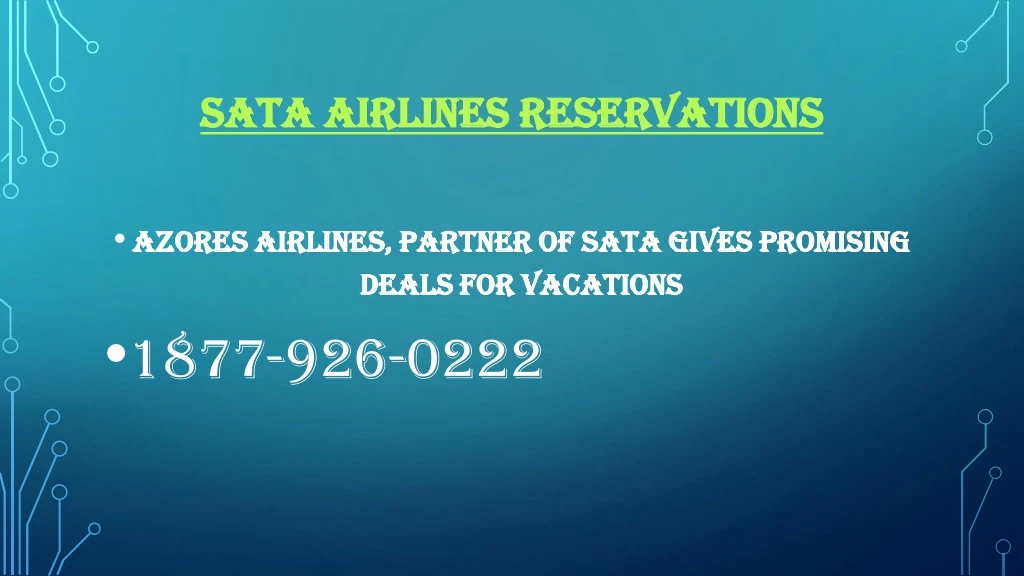 sata sata airlines reservations airlines