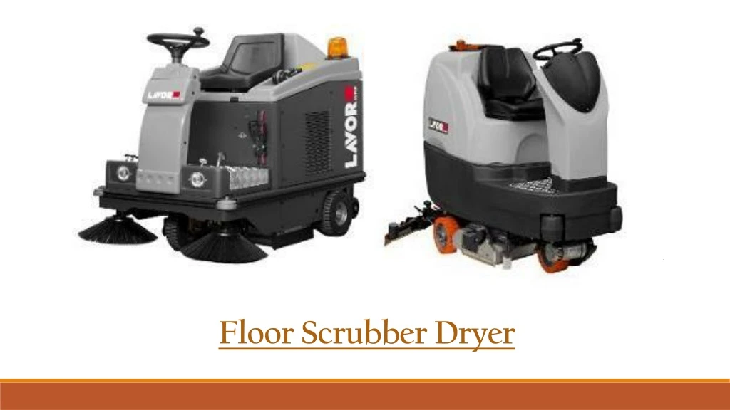 floor scrubber dryer