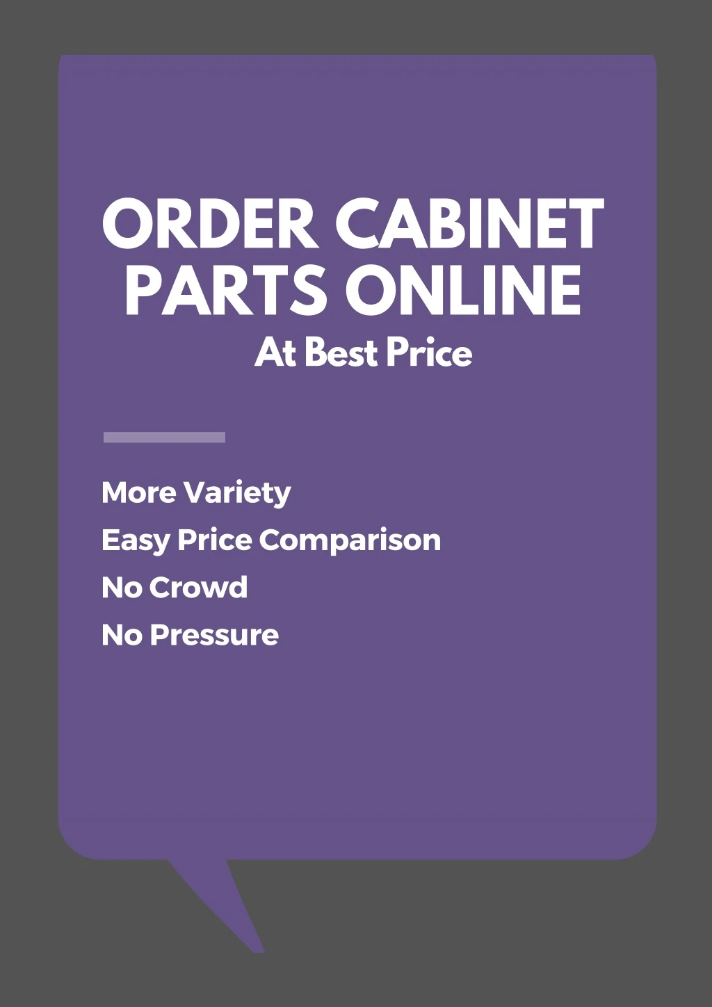 order cabinet parts online at best price