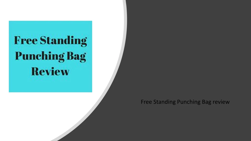 free standing punching bag review