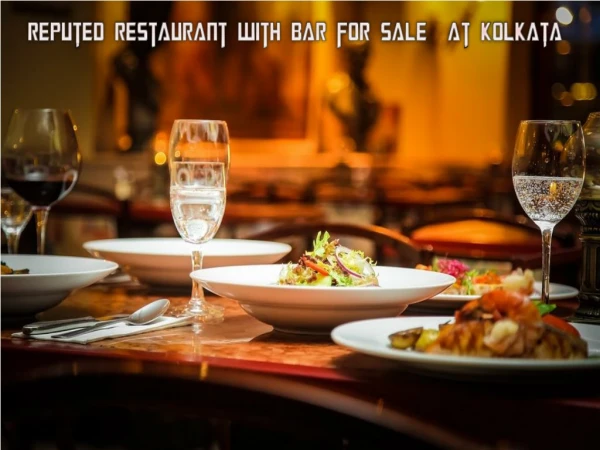 Reputed Restaurant for Sale in Kolkata