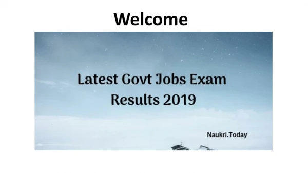 Get Exam Result 2019-2020 | Check Score Card For Competition Exam