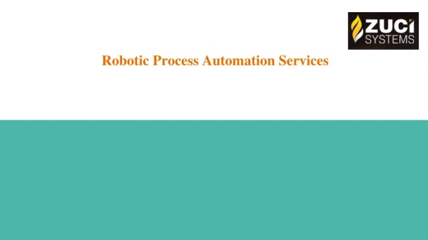 Robotics Process Automation Serviecs