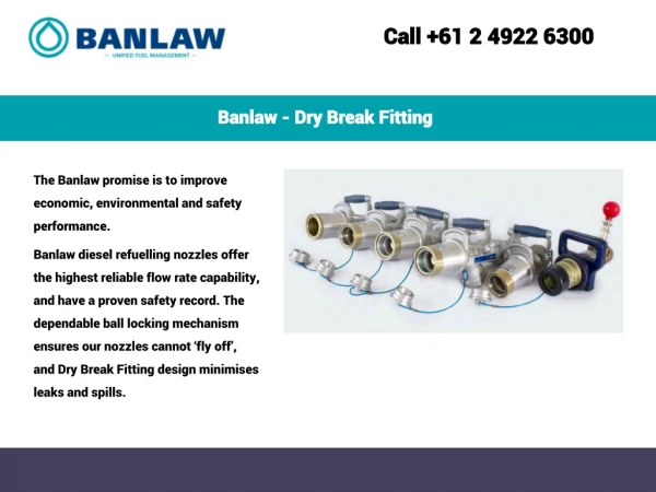 Banlaw - Dry Break Fitting
