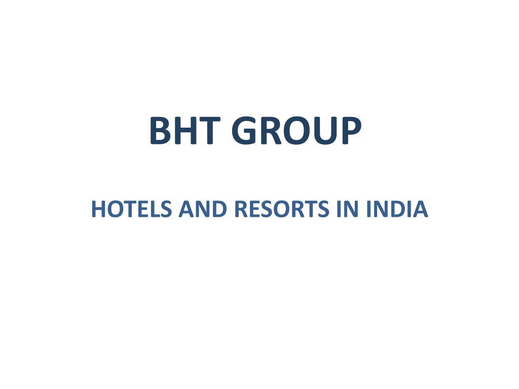 bht group