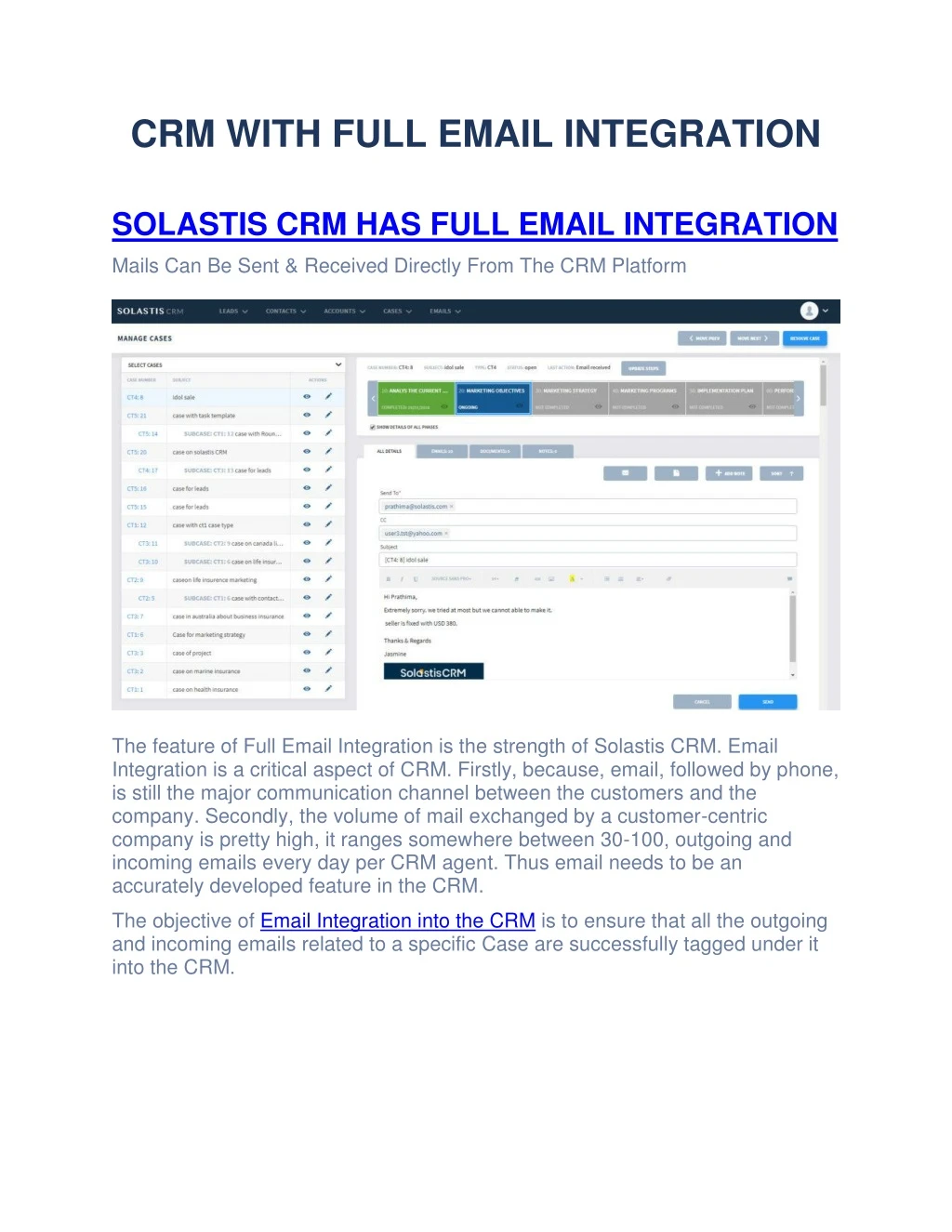 crm with full email integration