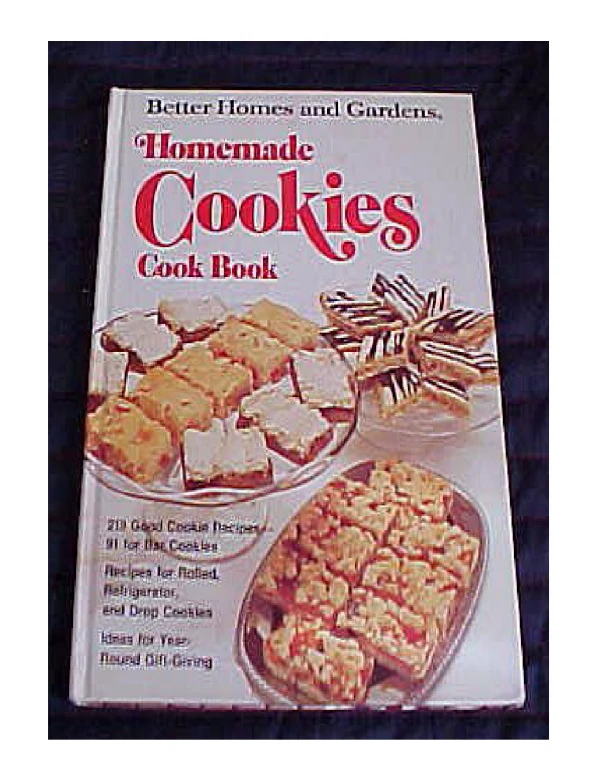 [PDF] Better Homes and Gardens Homemade Cookies Cook Book