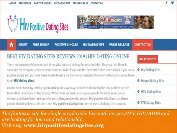 Hiv dating sites