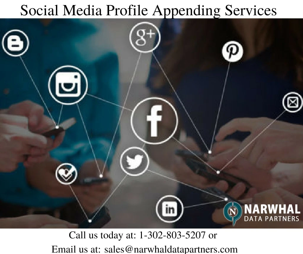 social media profile appending services