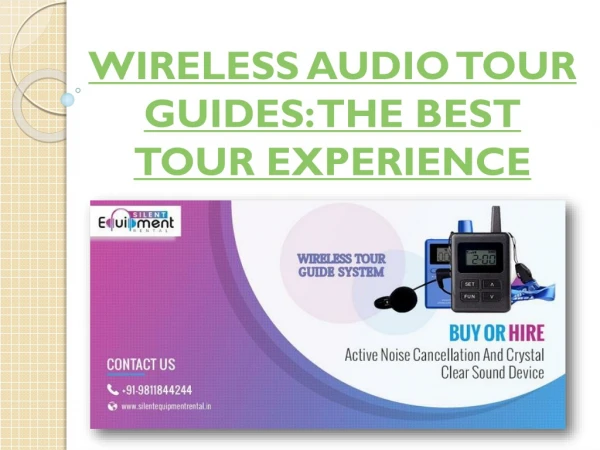 Privacy Settings Analytics FREE What is Wireless Tour Guide System? How to Rent a Tour Guide System?