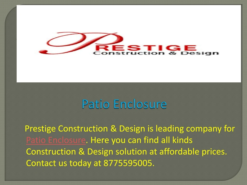 patio enclosure