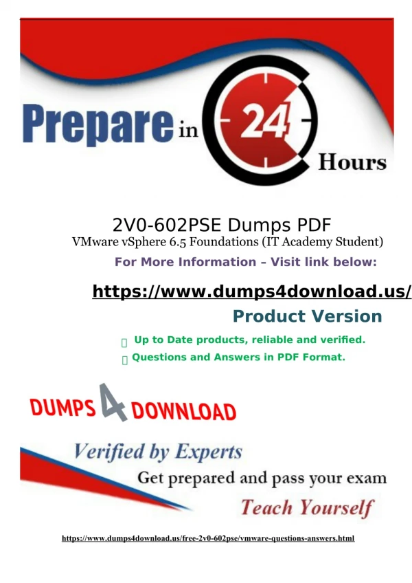 Most Updated VMware 2V0-602PSE Exam Simulator Questions Dumps Provided By Dumps4download.us