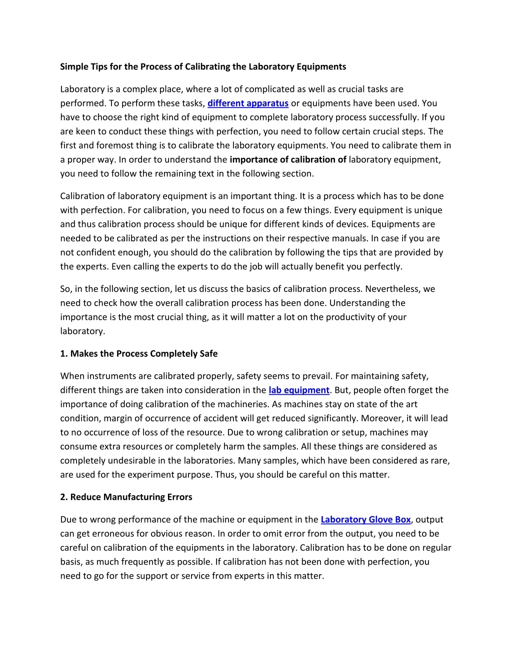 simple tips for the process of calibrating