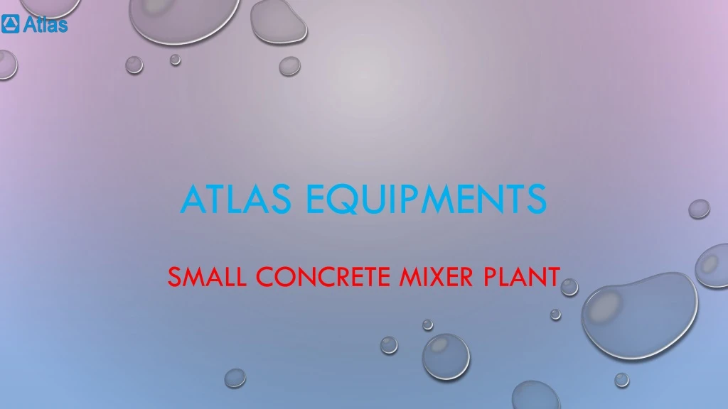 atlas equipments
