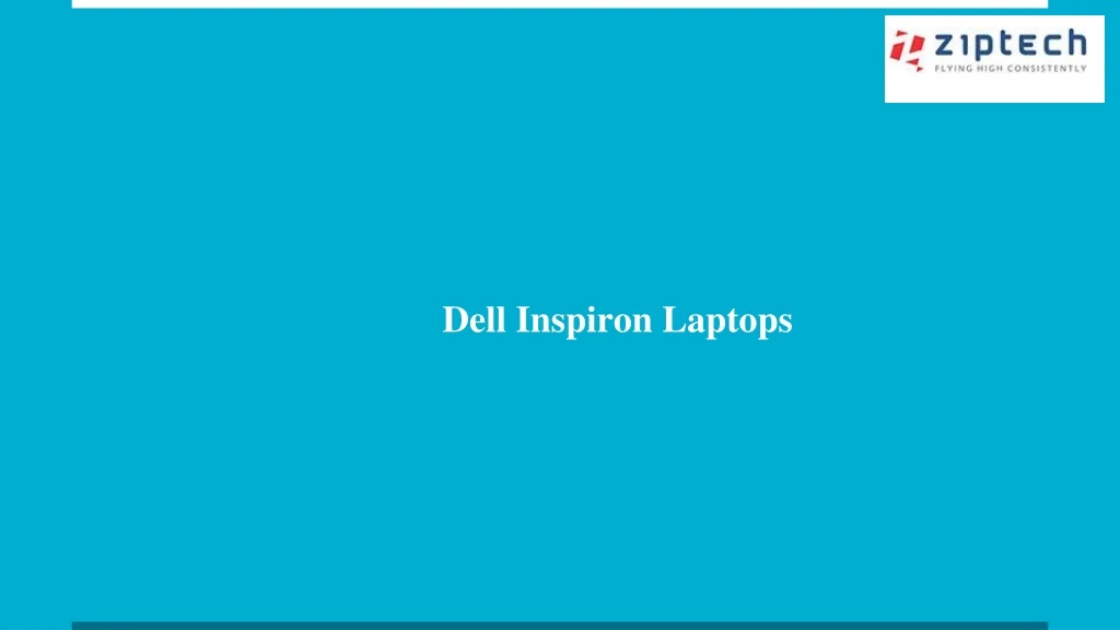 dell inspiron laptops