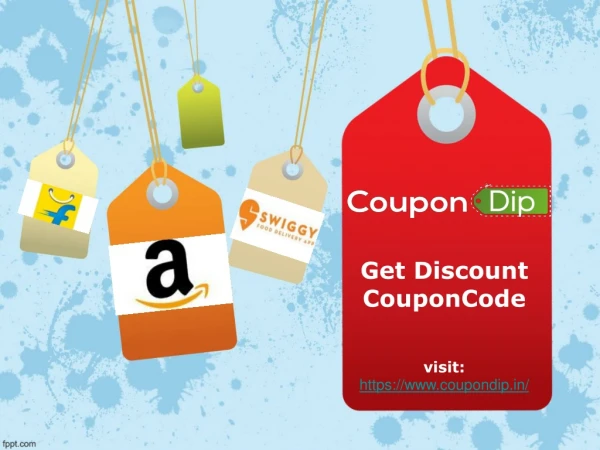 Discount coupon code for Amazon, Flipkart & Swiggy