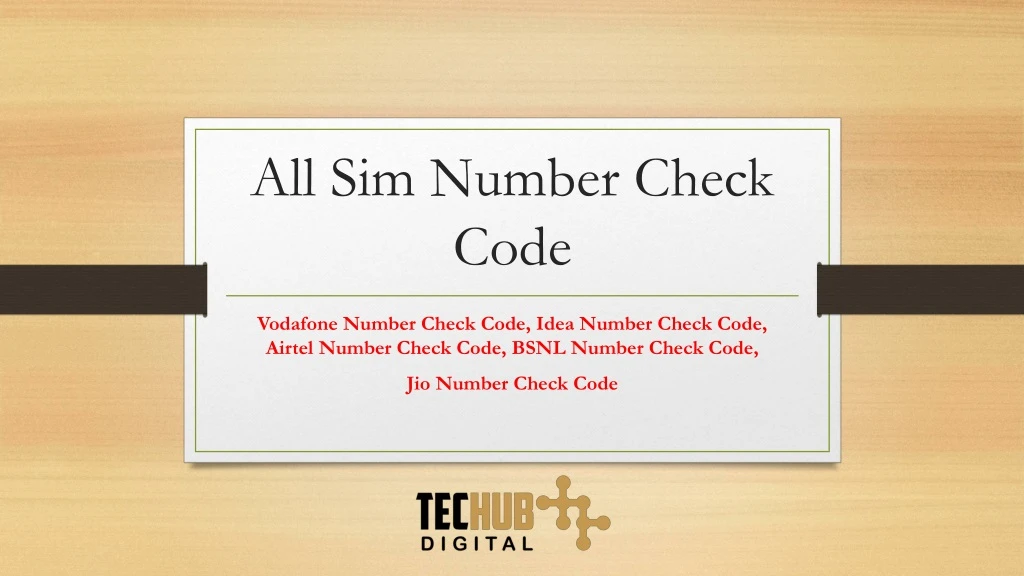 all sim number check code