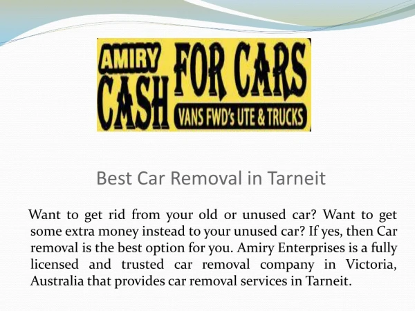 Best Car Removal in Tarneit