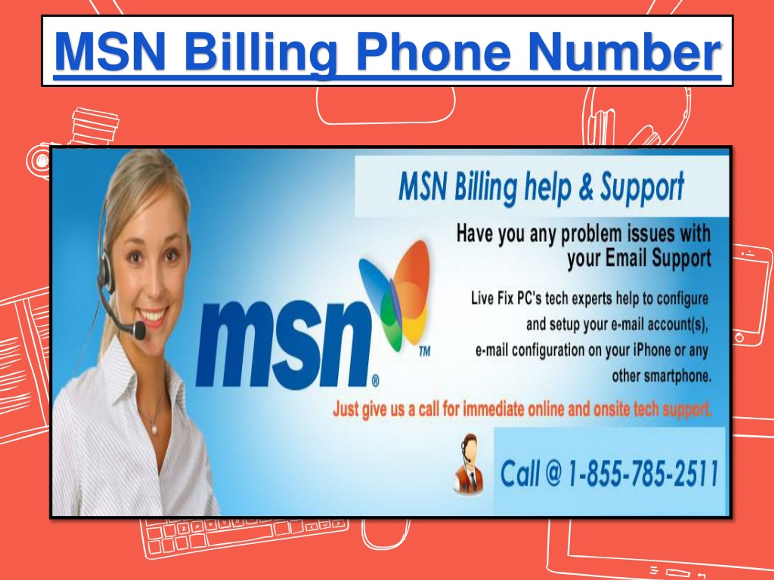 MSN Billing Phone Number | 1-855-785-2511 | MSN Billing - slide 1