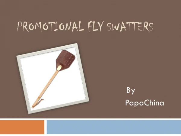 Promotional Fly swatters will Promote Your Business