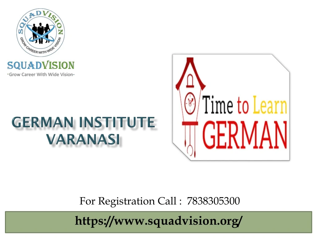 german institute varanasi