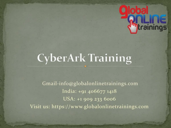 CyberArk Training | Best CyberArk Online Course Job Support from India