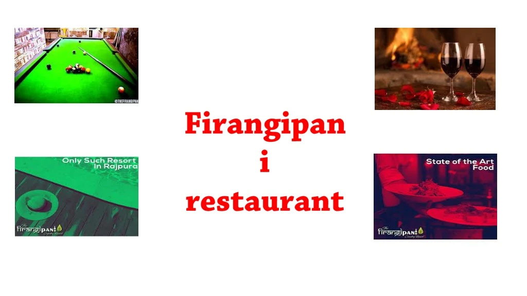 firangipani restaurant