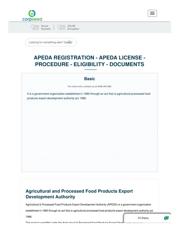 Online APEDA Registration - APEDA License- Procedure