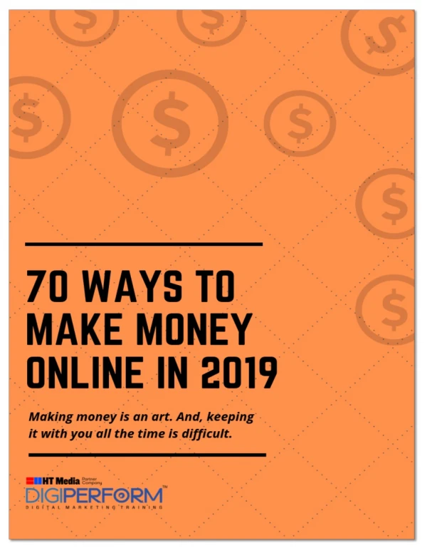 70 ways to make money online in 2019