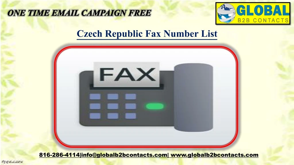one time email campaign free