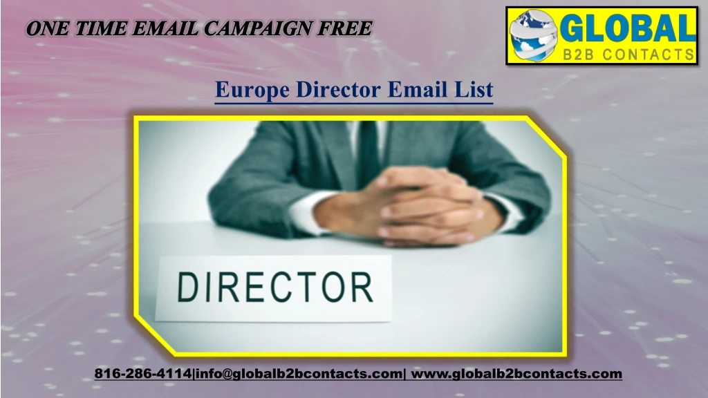 one time email campaign free