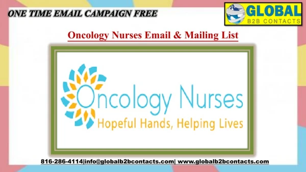 Oncology Nurses Email & Mailing List